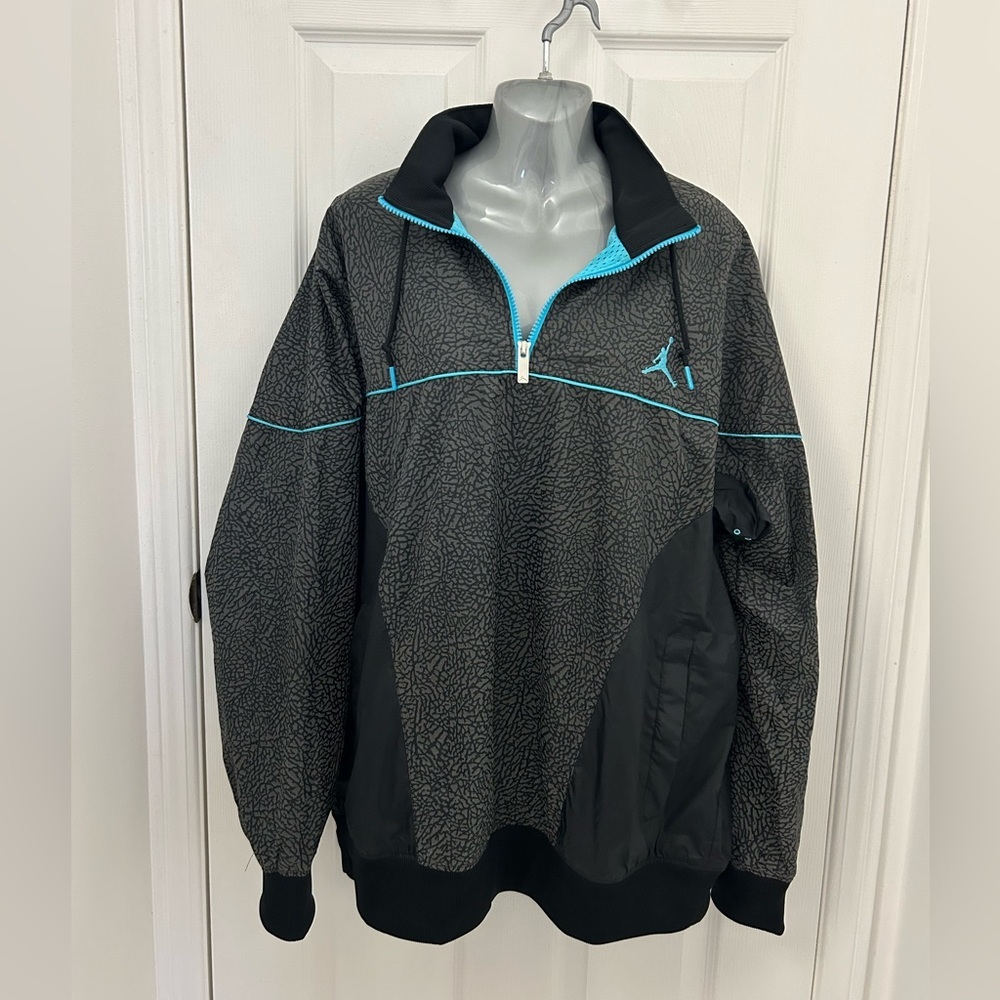 Air Jordan Retro-Style, 1/4 Zip Windbreaker, Sz XL - Picture 2 of 7